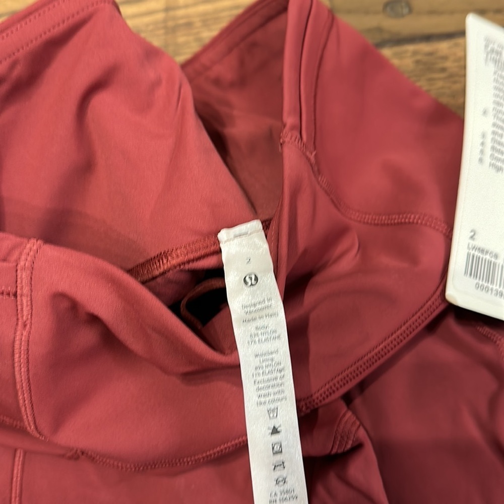 NWT Lululemon Fast And Free Tights High Rise 25" Leggings - Picture 4 of 5
